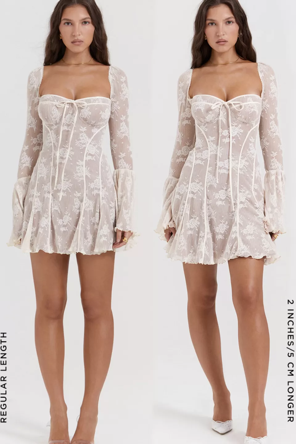House of CB 'Analissa' Vintage Cream Lace Corset Dress Store