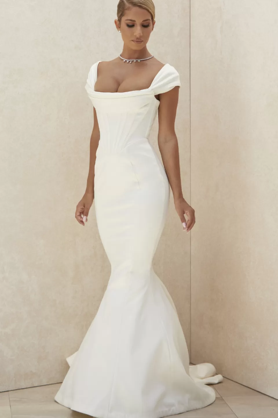 House of CB 'Antoinette' Ivory Corset Off Shoulder Bridal Gown - Limited Edition Cheap