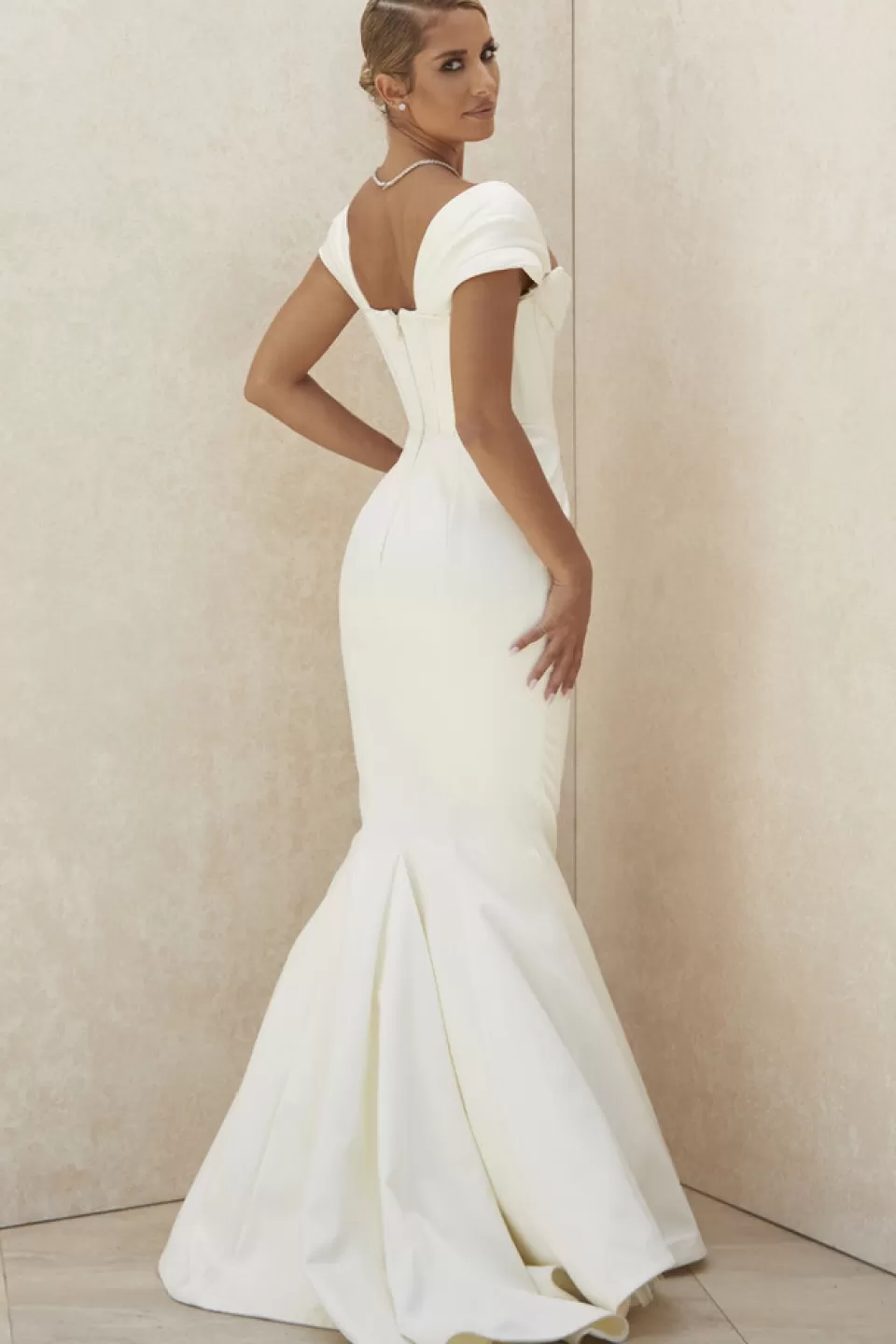 House of CB 'Antoinette' Ivory Corset Off Shoulder Bridal Gown - Limited Edition Cheap