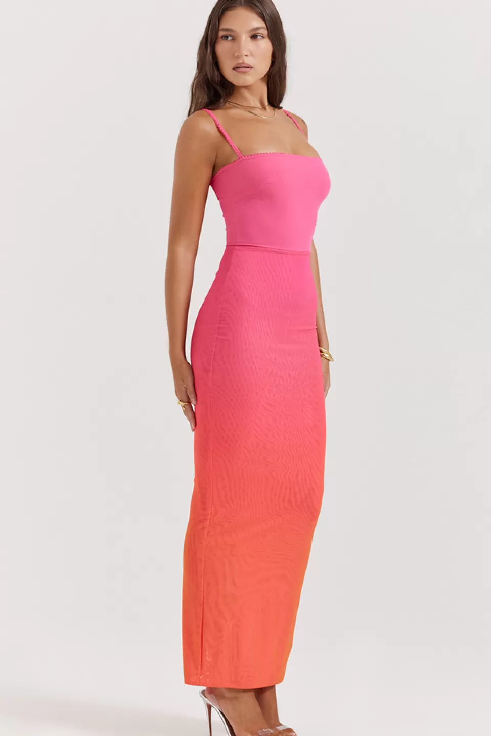 House of CB 'Calista' Ombre Flame Maxi Dress Fashion