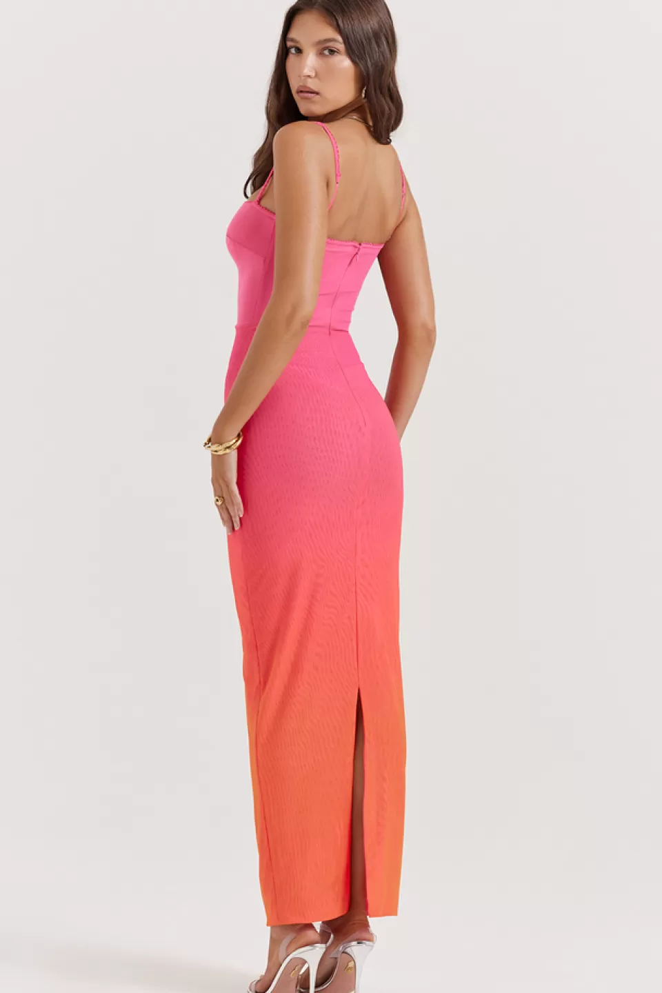 House of CB 'Calista' Ombre Flame Maxi Dress Fashion