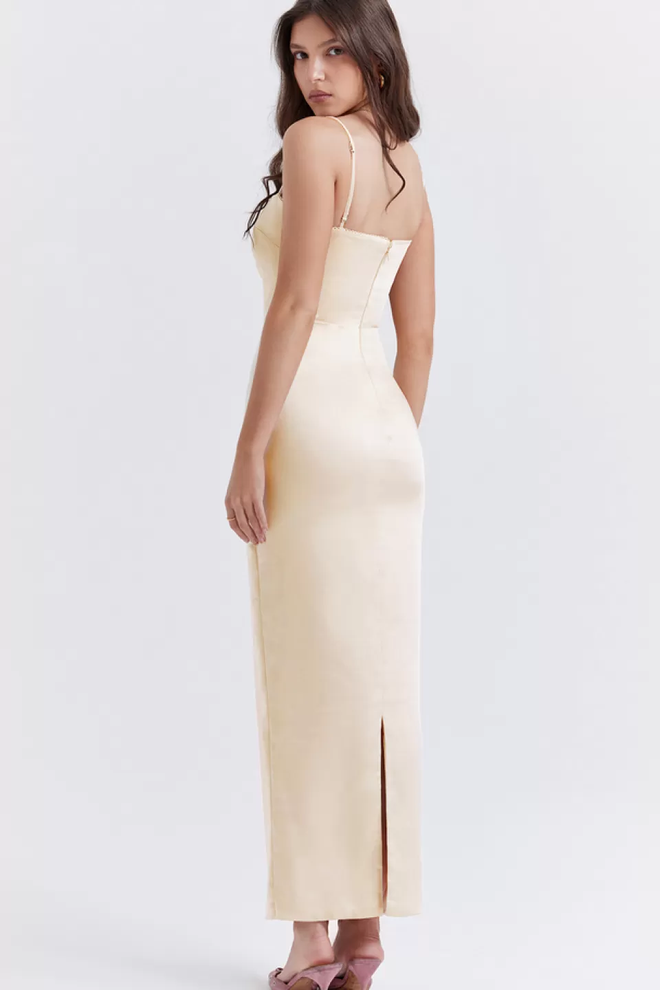House of CB 'Costanza' Vintage Cream Maxi Dress Online