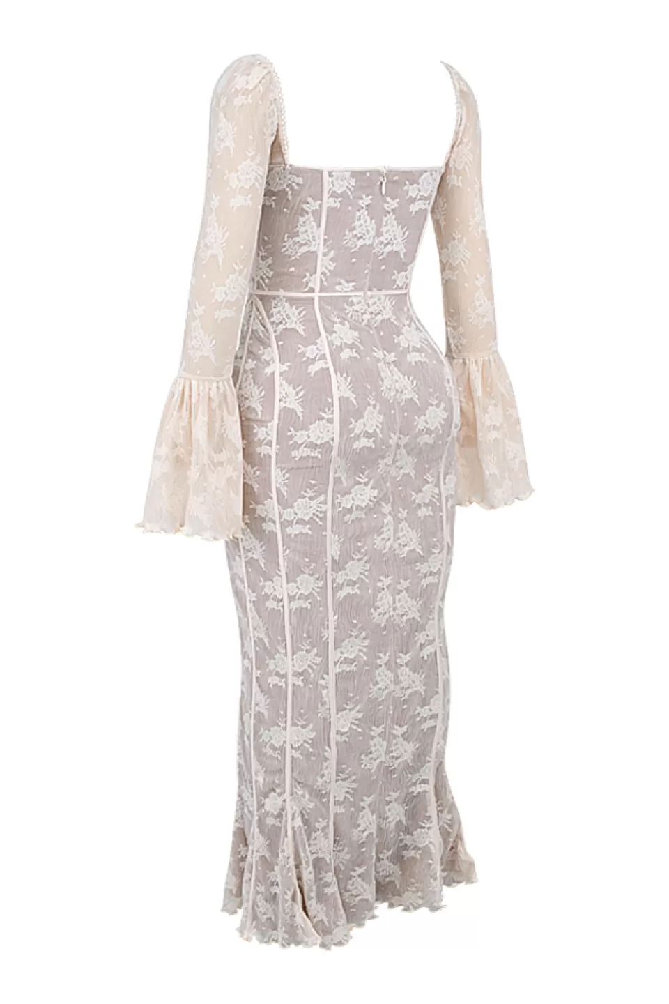 House of CB 'Delilah' Vintage Cream Lace Maxi Dress Sale