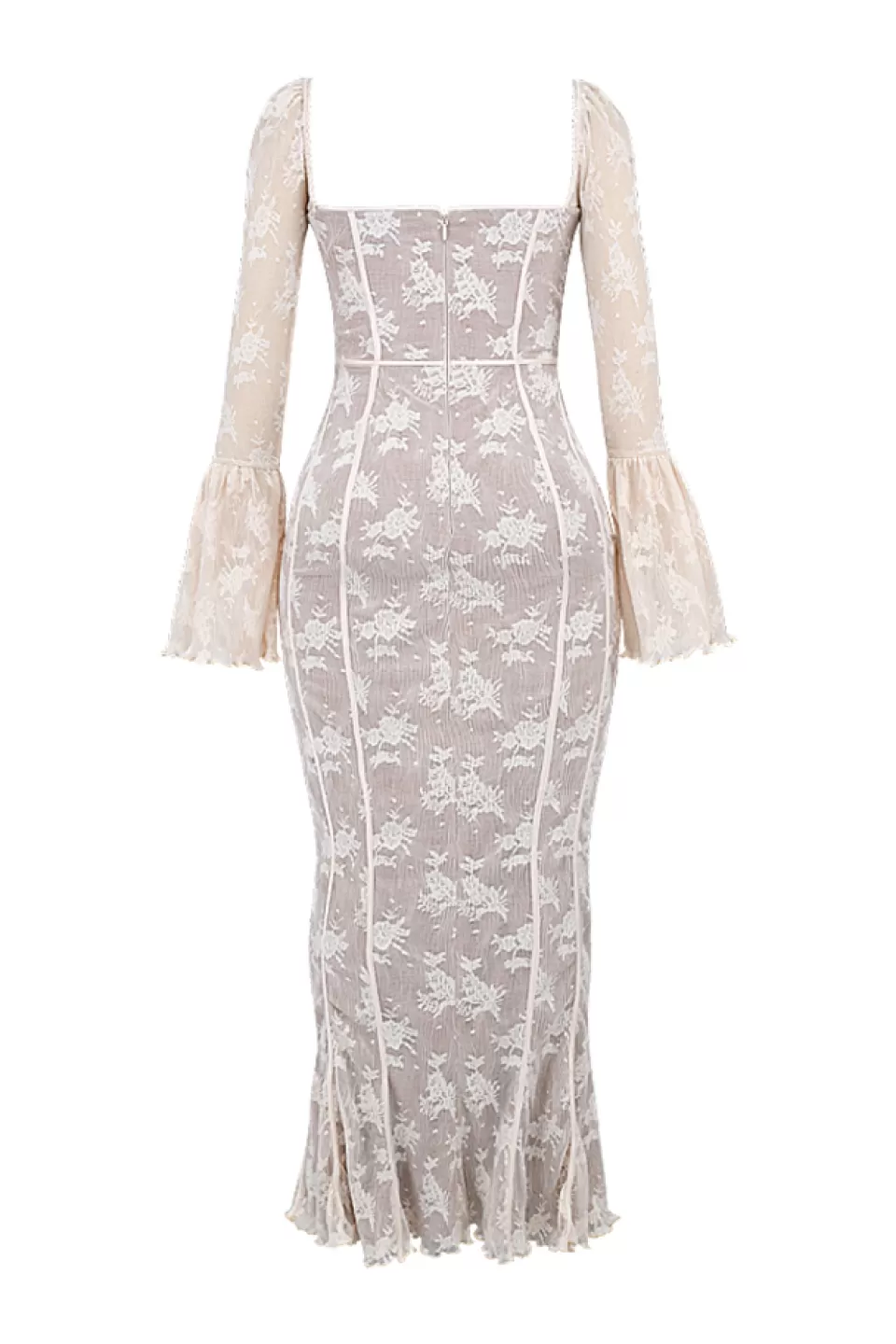 House of CB 'Delilah' Vintage Cream Lace Maxi Dress Sale