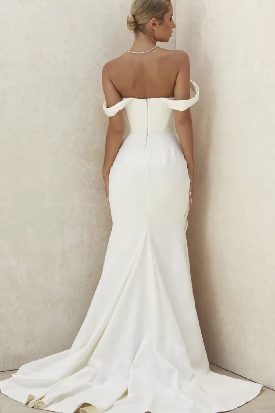 House of CB 'Delphine' Ivory Draped Corset Bridal Gown - Limited Edition Store