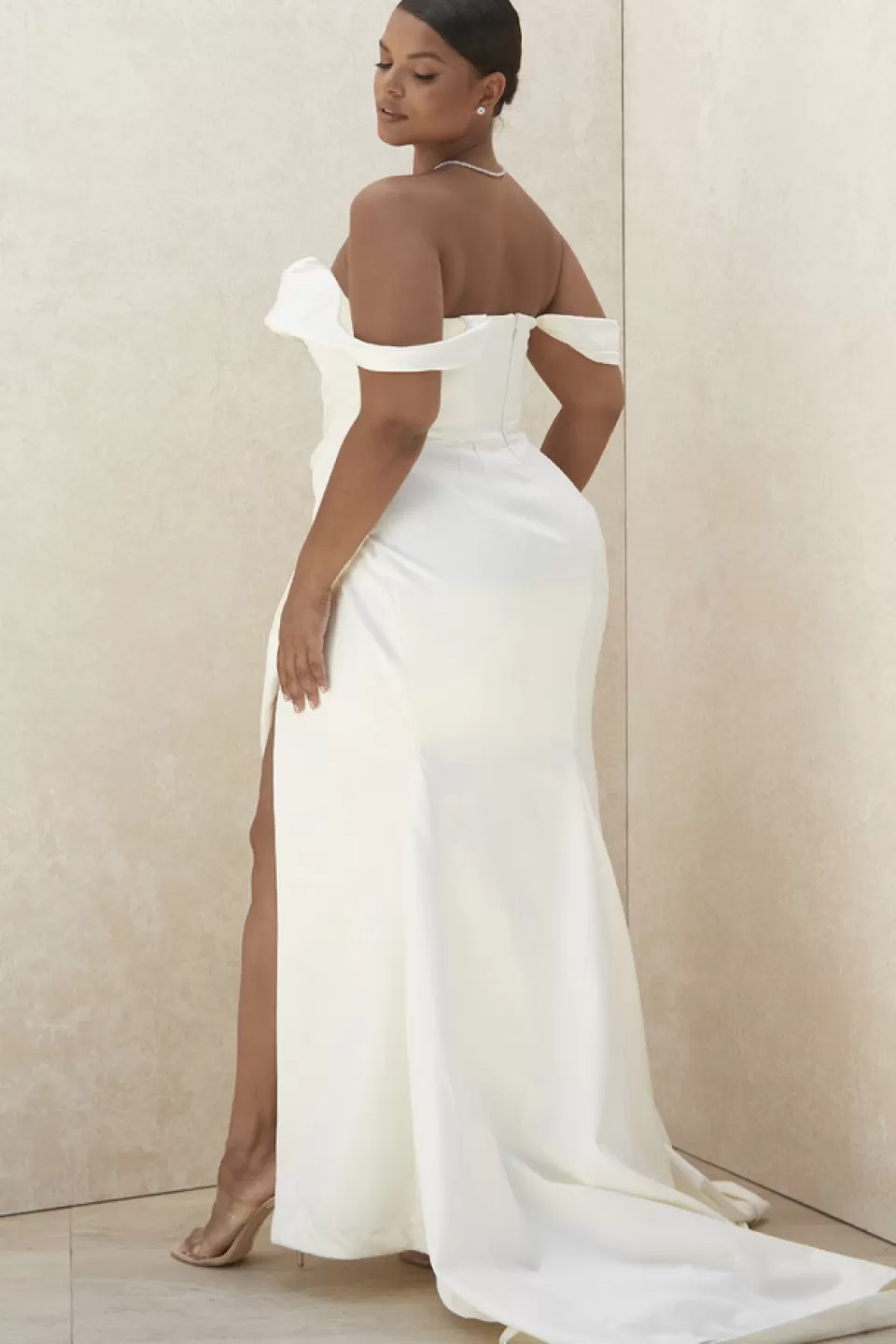 House of CB 'Delphine' Ivory Draped Corset Bridal Gown - Limited Edition Store