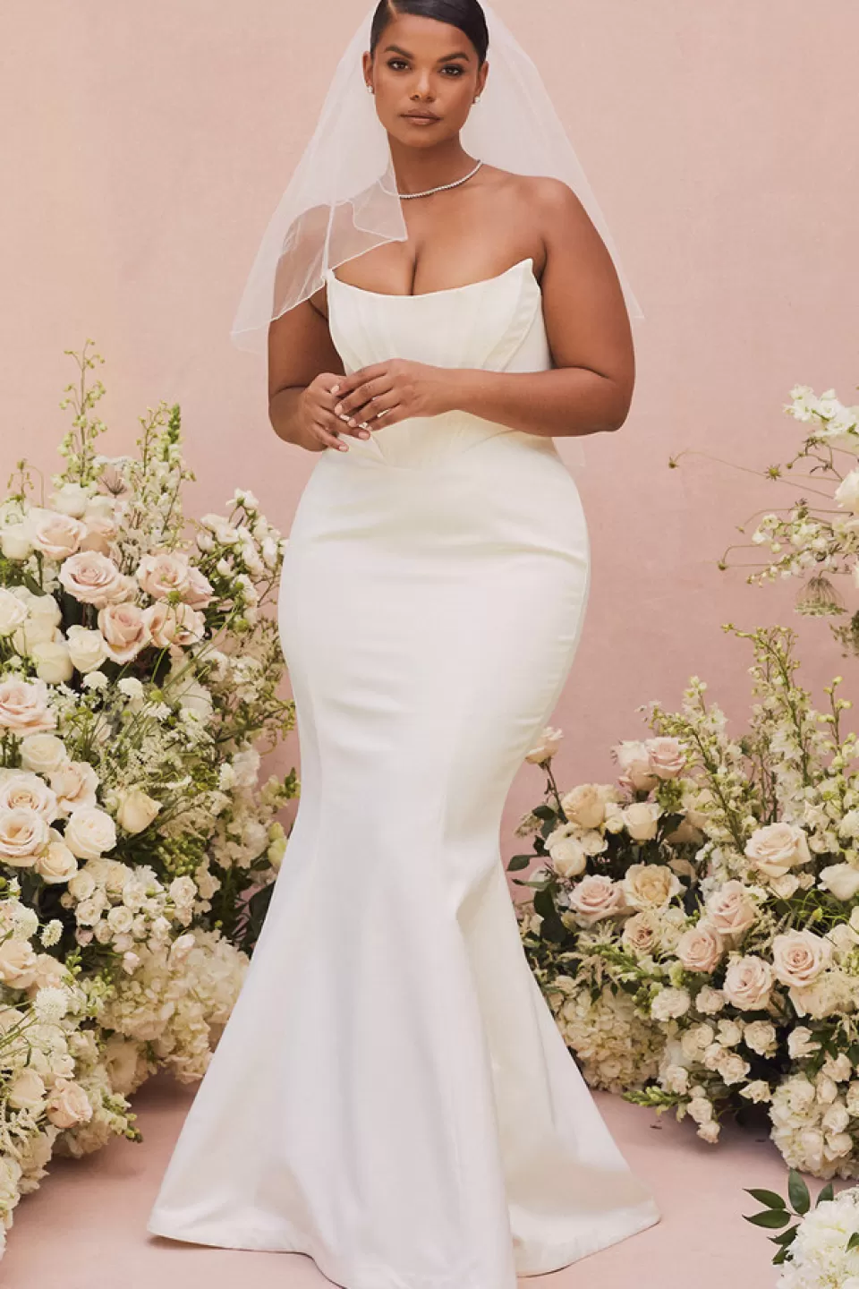 House of CB 'Ines' Ivory Strapless Corset Bridal Gown - Limited Edition Shop