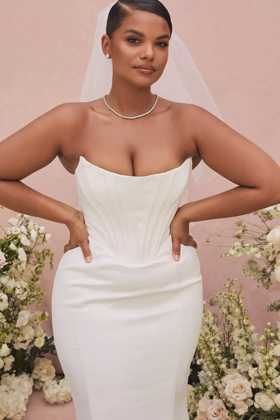 House of CB 'Ines' Ivory Strapless Corset Bridal Gown - Limited Edition Shop
