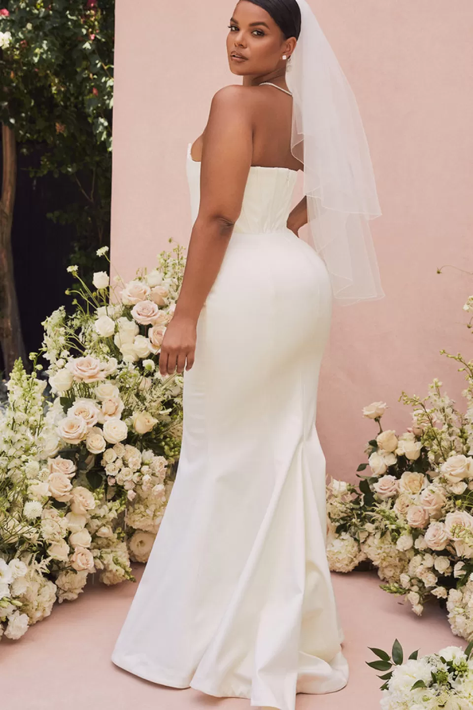 House of CB 'Ines' Ivory Strapless Corset Bridal Gown - Limited Edition Shop