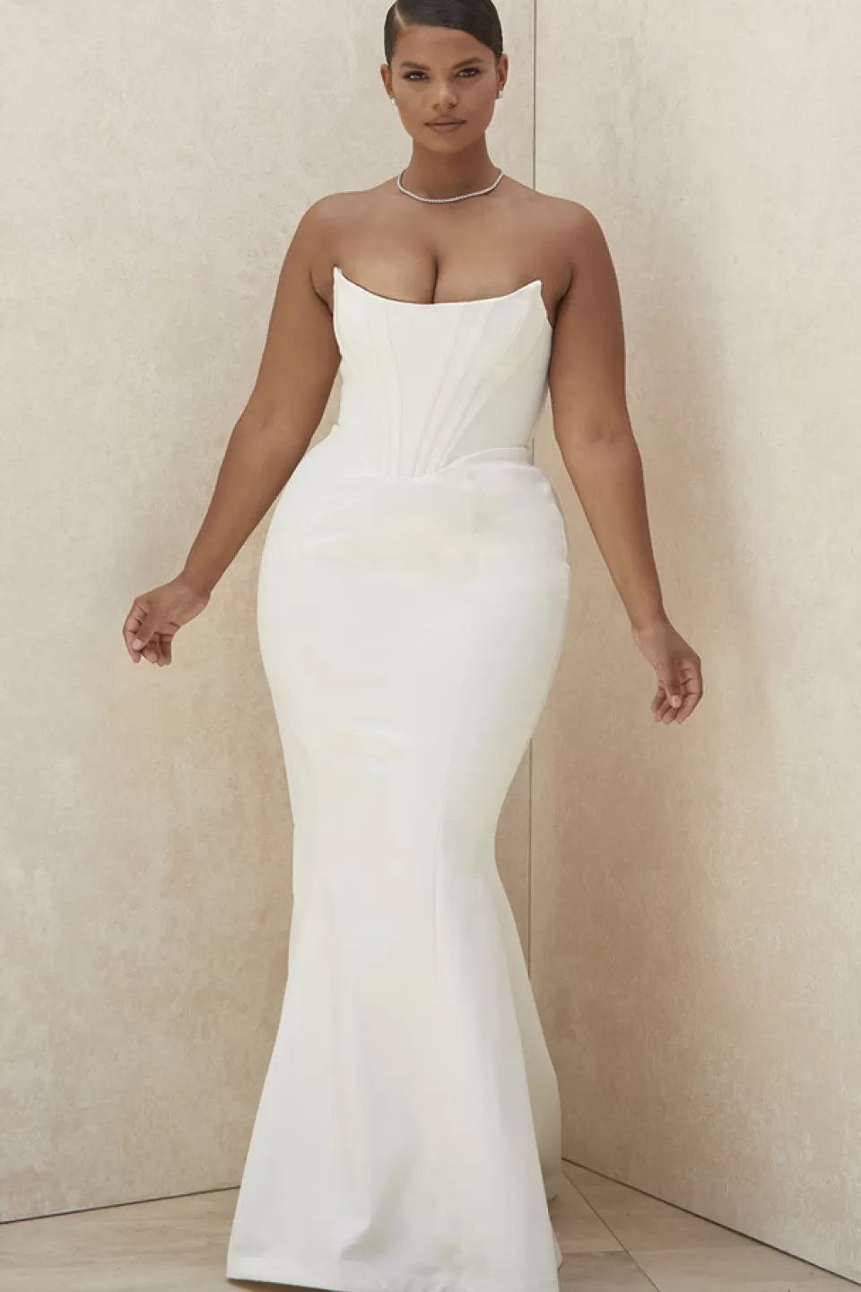 House of CB 'Ines' Ivory Strapless Corset Bridal Gown - Limited Edition Shop