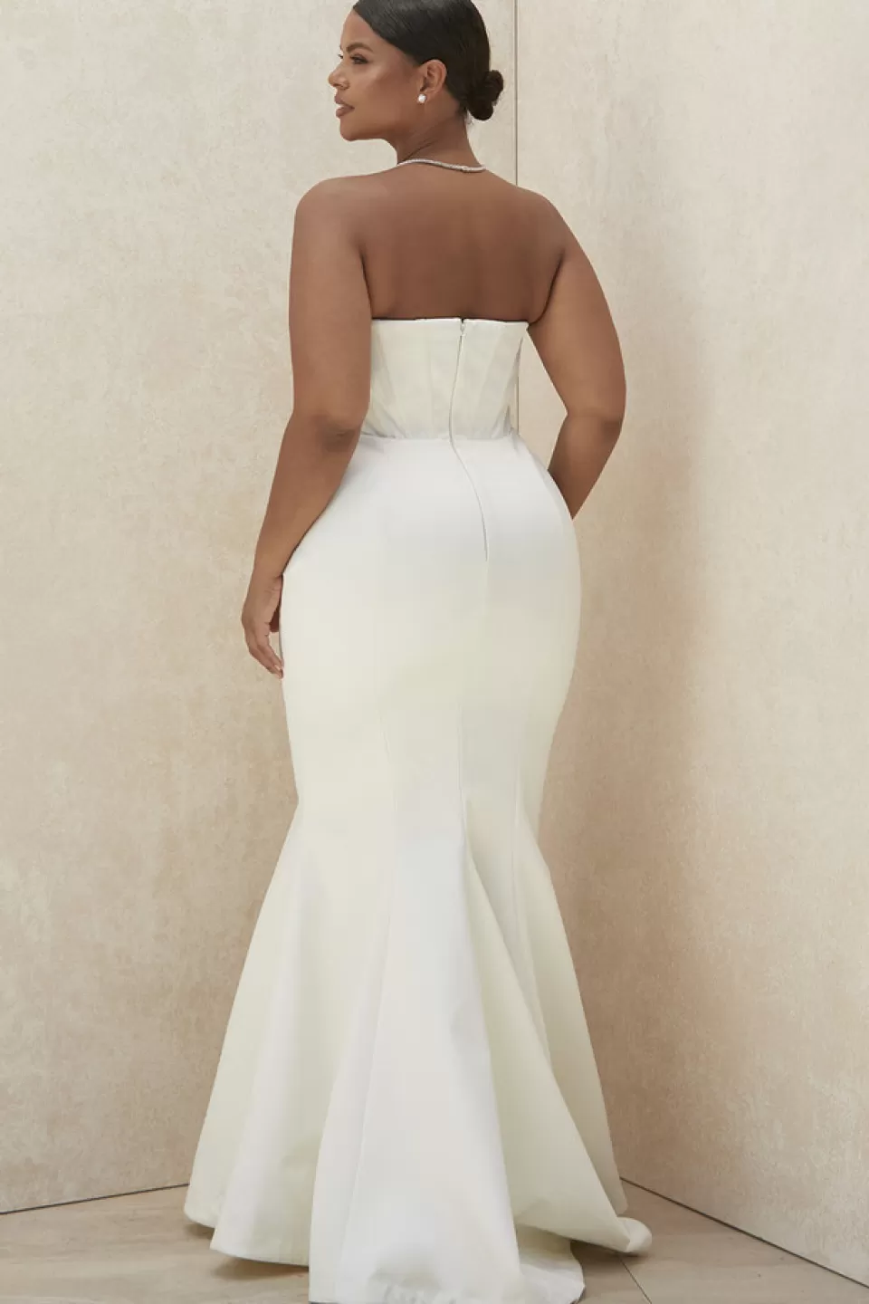House of CB 'Ines' Ivory Strapless Corset Bridal Gown - Limited Edition Shop