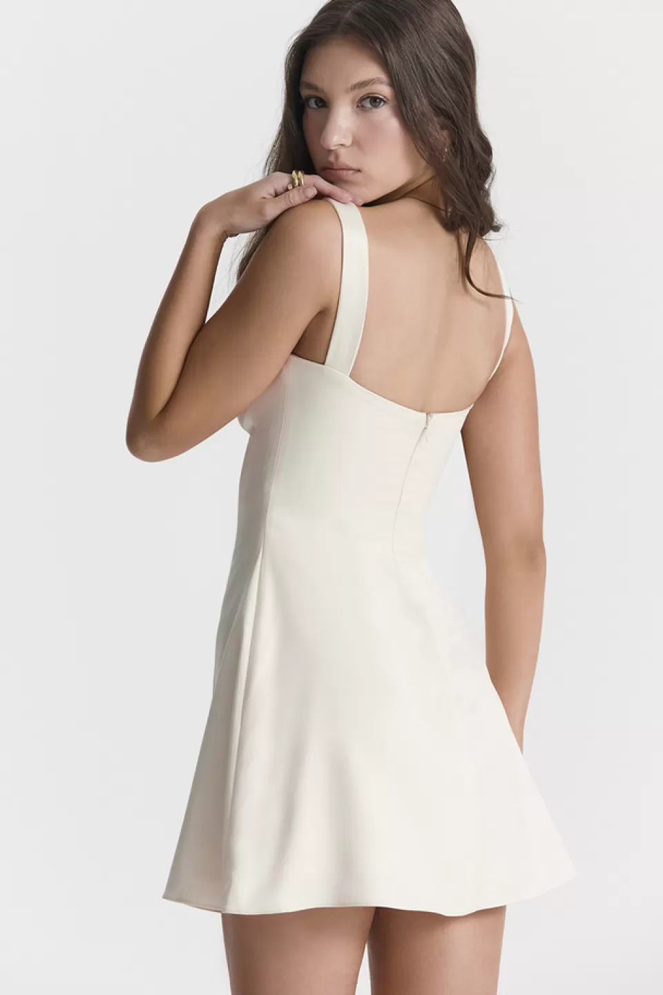 House of CB 'Kara' Vintage Cream Mini Dress Hot