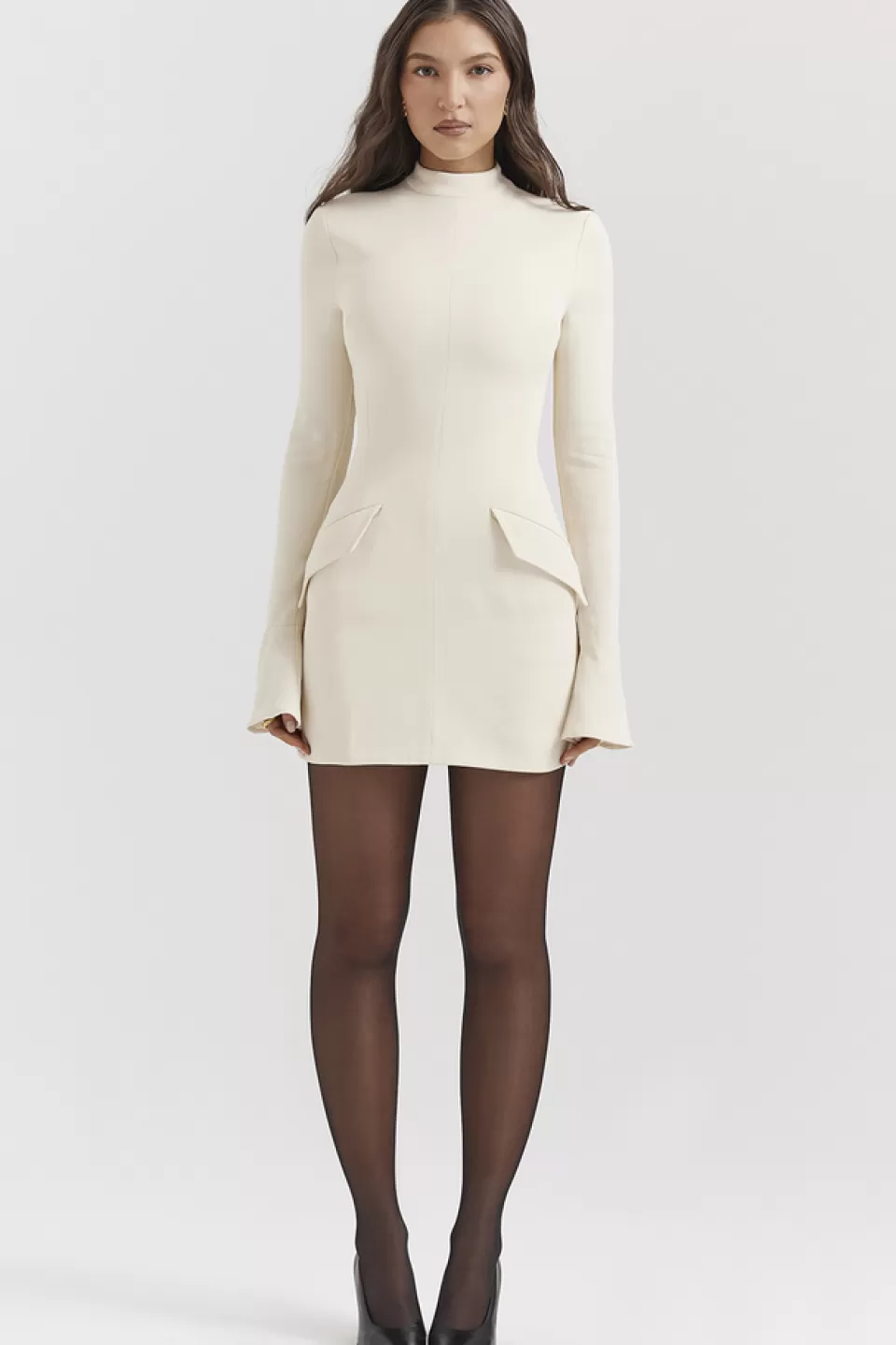 House of CB 'Mahalia' Vintage Cream Mini Dress Fashion