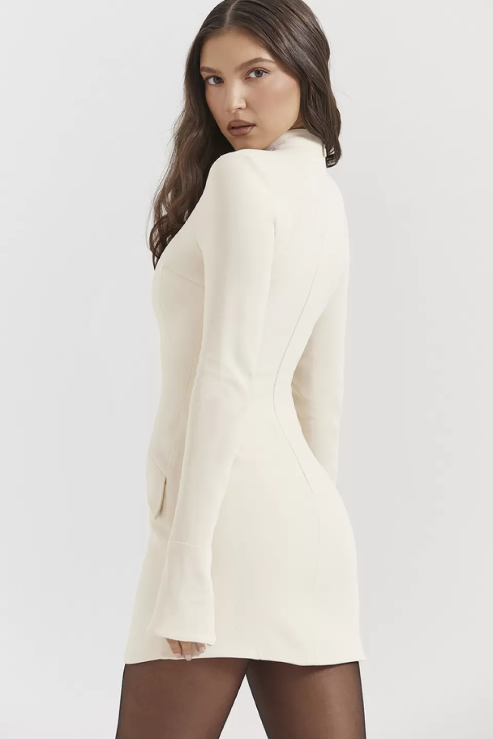 House of CB 'Mahalia' Vintage Cream Mini Dress Fashion