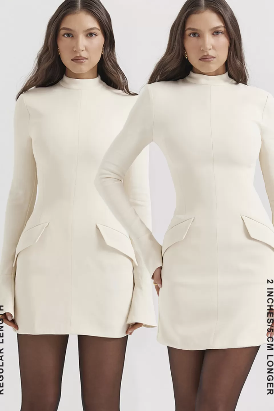 House of CB 'Mahalia' Vintage Cream Mini Dress Fashion