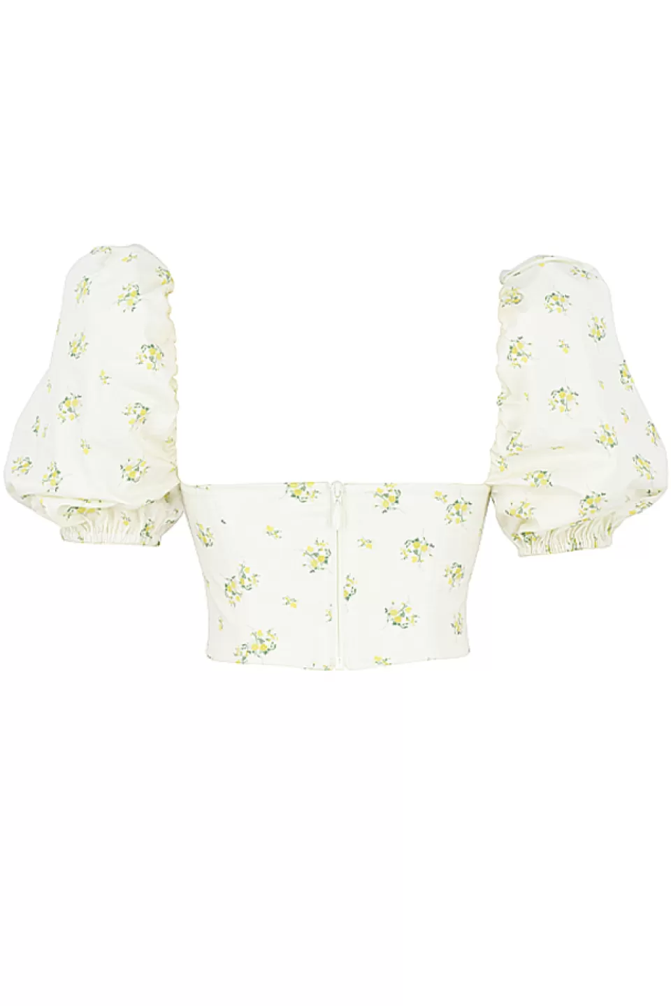 House of CB 'Tabitha' Ivory Floral Puff Sleeve Corset Clearance