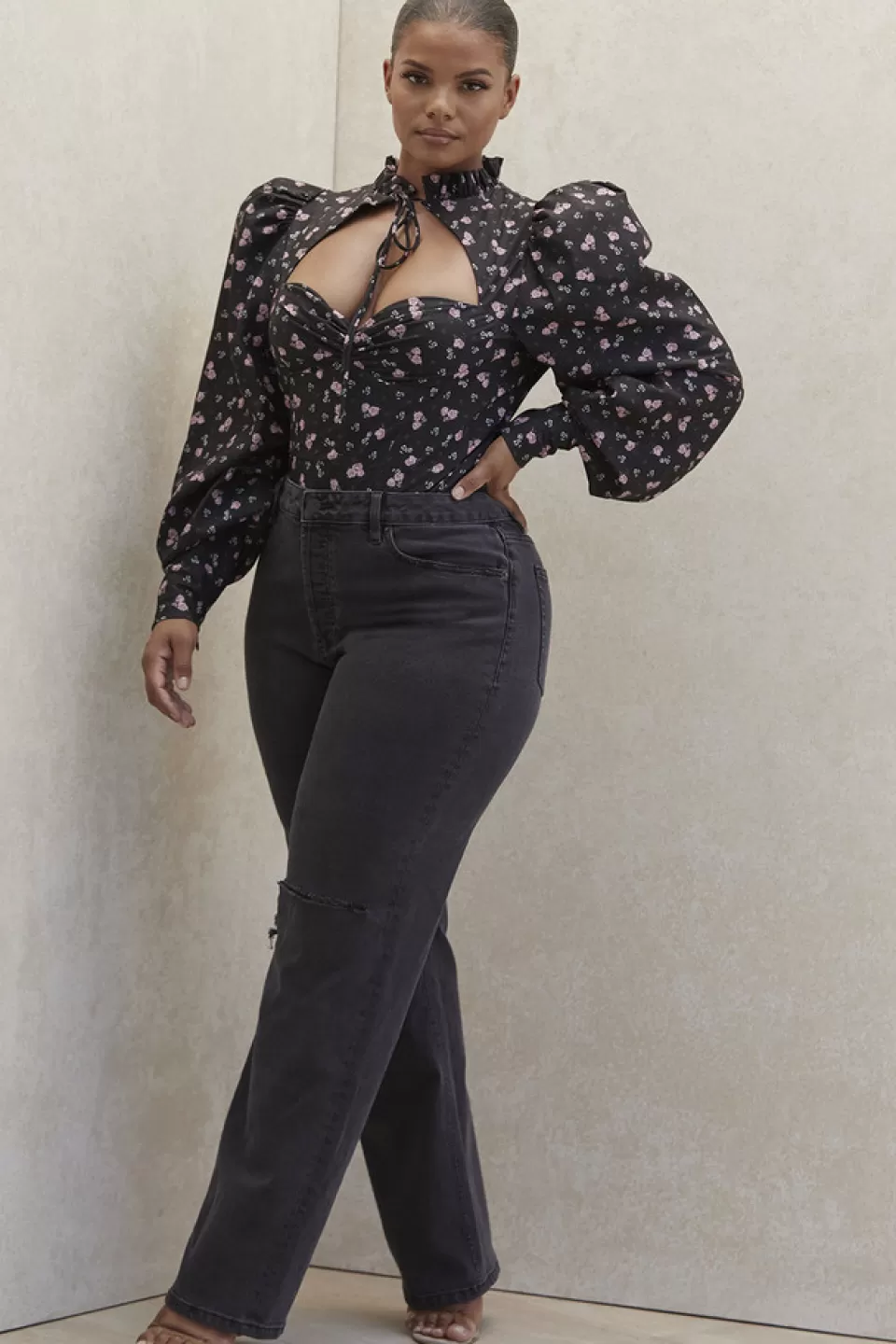 House of CB 'Tate' Carbon Vintage Fit Antique Wash Jeans Outlet