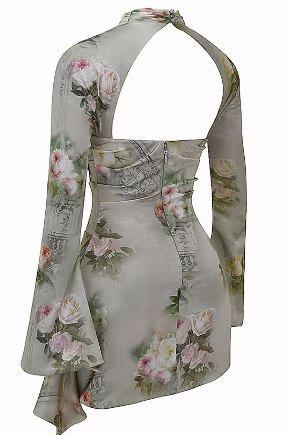 House of CB 'Toira' Vintage Floral Draped Corset Dress Best