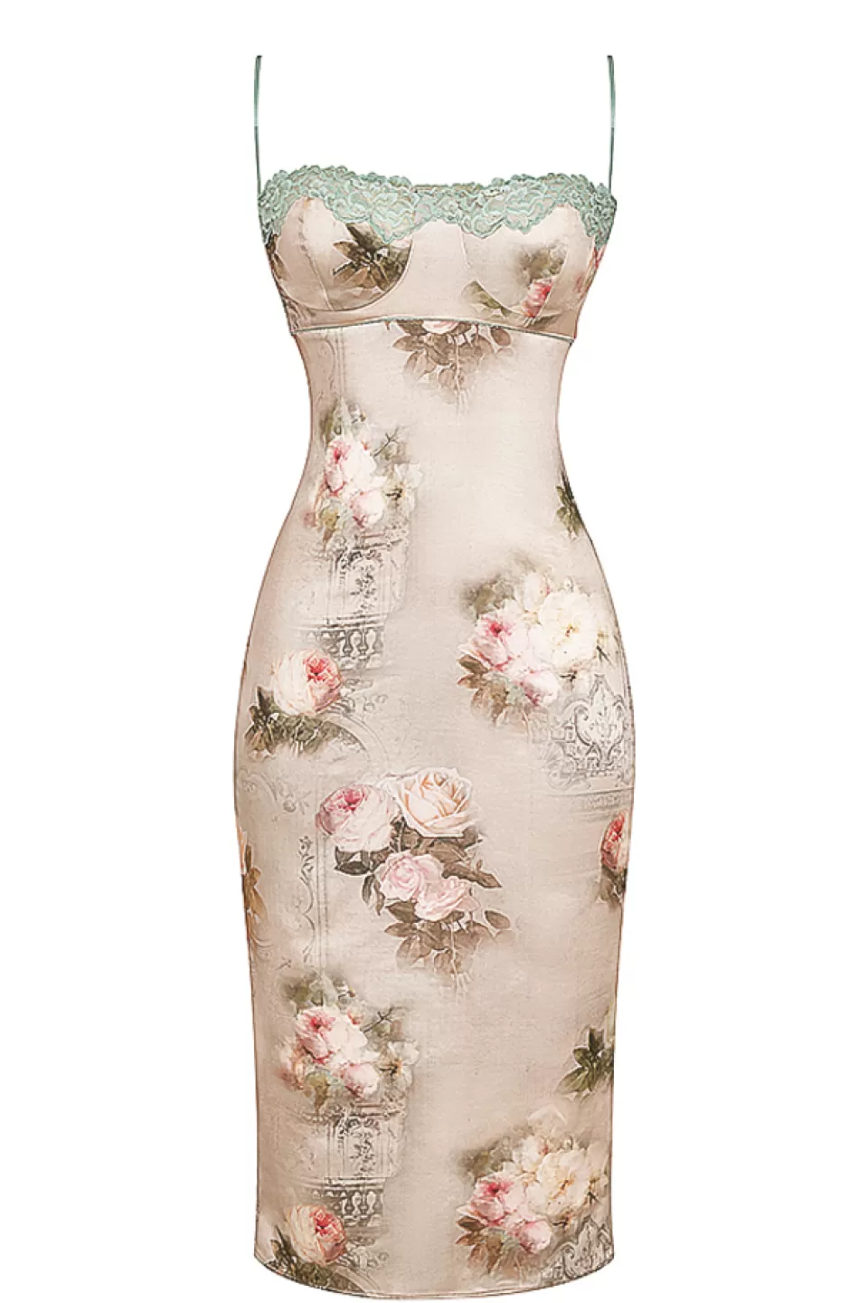 House of CB 'Venus' Vintage Floral Midi Dress Best Sale