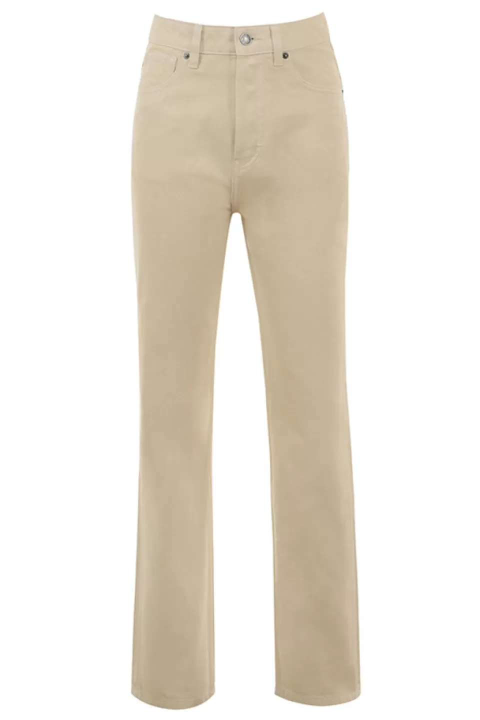 House of CB 'Yara' Ecru Vintage Fit High Waist Jeans Hot