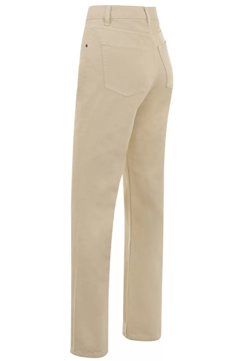 House of CB 'Yara' Ecru Vintage Fit High Waist Jeans Hot