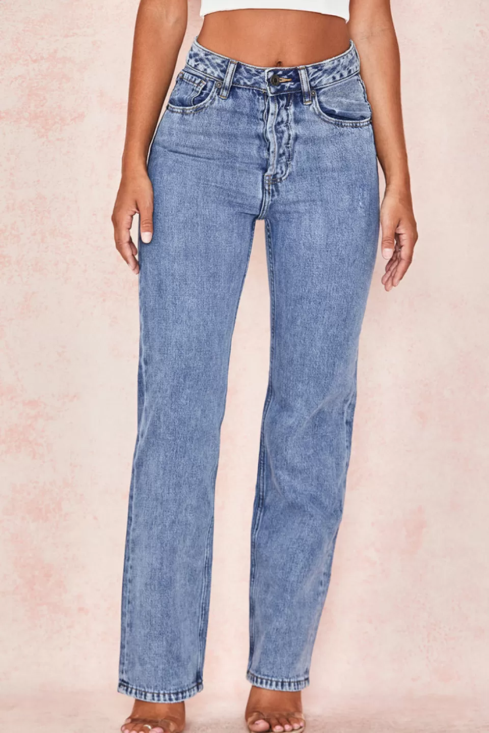 House of CB 'Yara' Vintage Fit High Waist Jeans Clearance