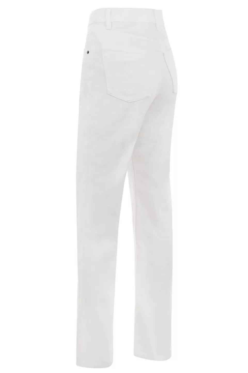 House of CB 'Yara' White Vintage Fit High Waist Jeans Clearance